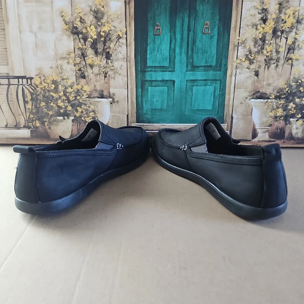 Mens CROCS Loafers Crocs Lock Slip On Work Shoes Black Size 11 Tummler